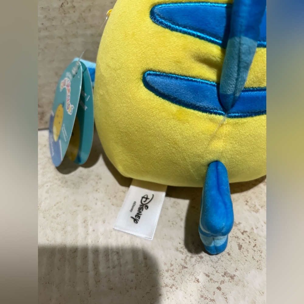 Flounder Little Mermaid Squishmallow‎ NWT - Picture 2 of 5